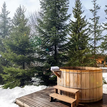 Chalet Chaleureux Avec Cheminée, Jacuzzi Et Parking à - Fr-1-688-18